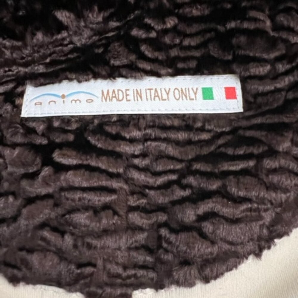 Animo Italy Equestrian Women's Brown Padded Jacket Coat Size IT-46 / 10-12 US - Picture 7 of 10